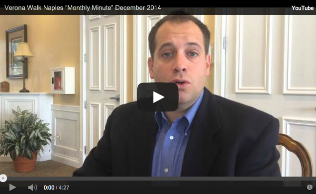 Verona Walk Naples “Monthly Minute” December 2014 Verona Walk Naples “Monthly Minute” December 2014