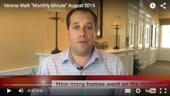 August 2015 “Monthly Minute” for Verona Walk Naples August 2015 “Monthly Minute” for Verona Walk Naples