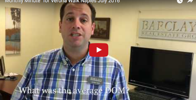 “Monthly Minute” for Verona Walk Naples, July 2016 “Monthly Minute” for Verona Walk Naples, July 2016